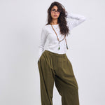 On Point Pants Olive - AB ESSENTIALS