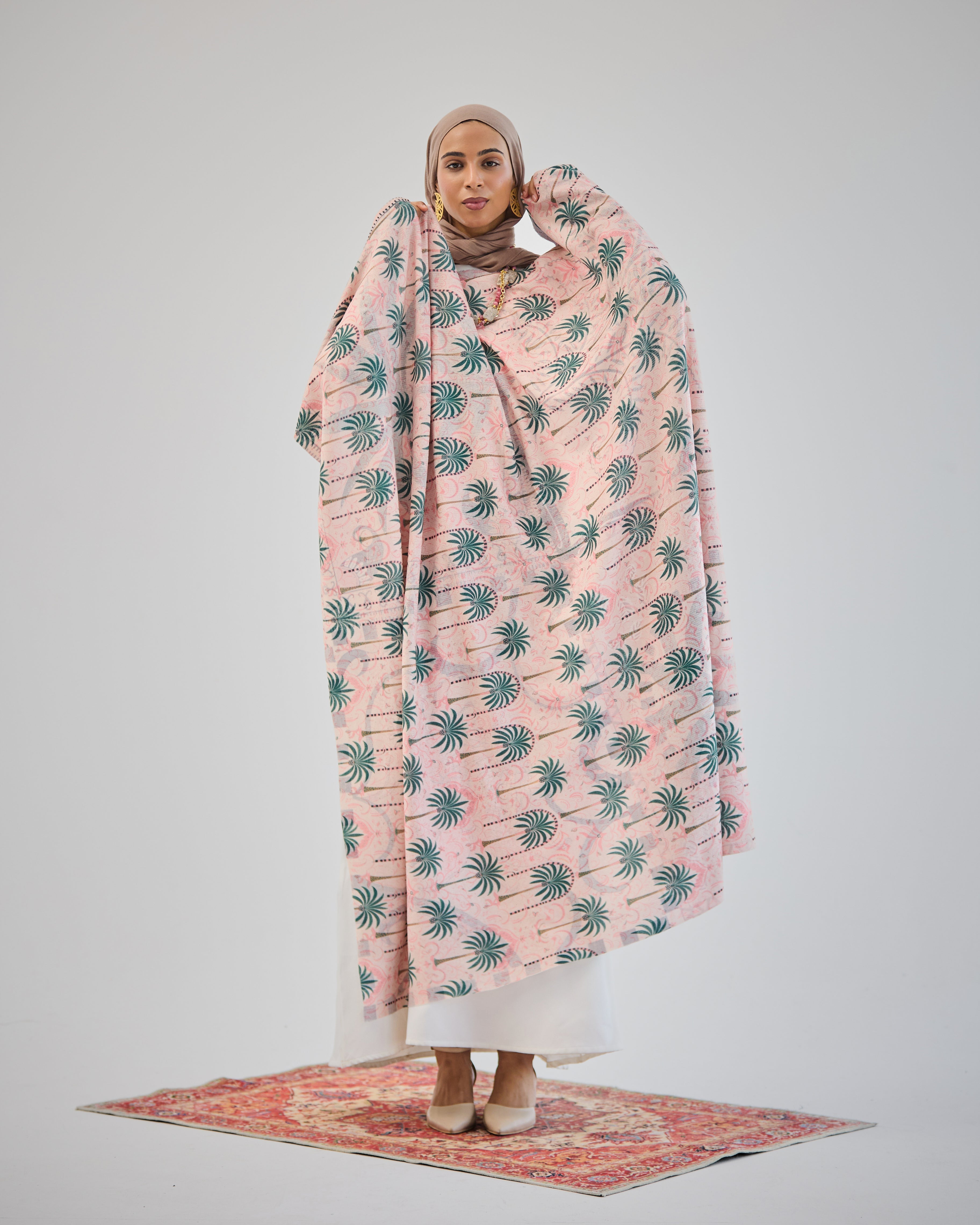 Palm Rose Shawl - AB ESSENTIALS