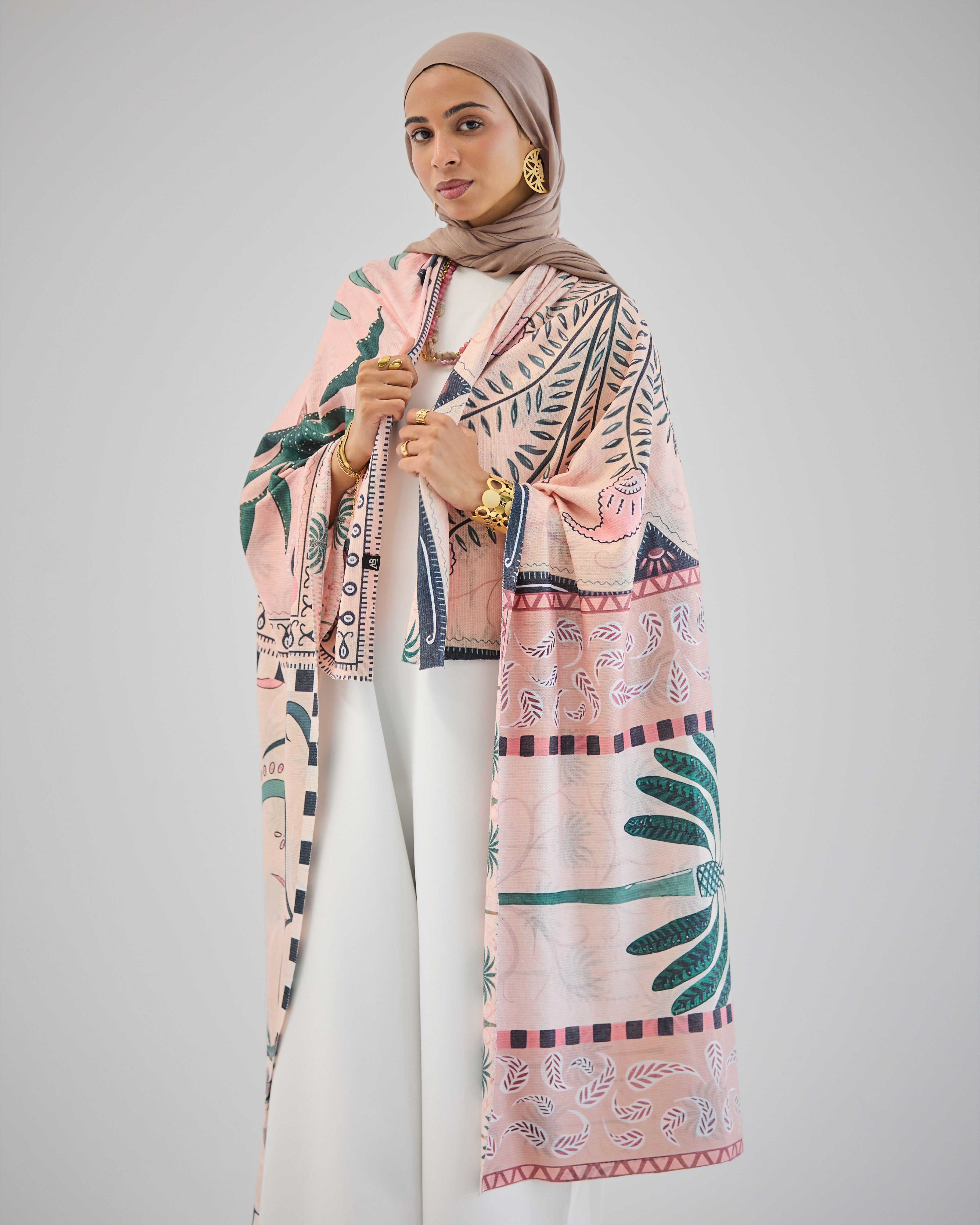 Palm Rose Shawl - AB ESSENTIALS