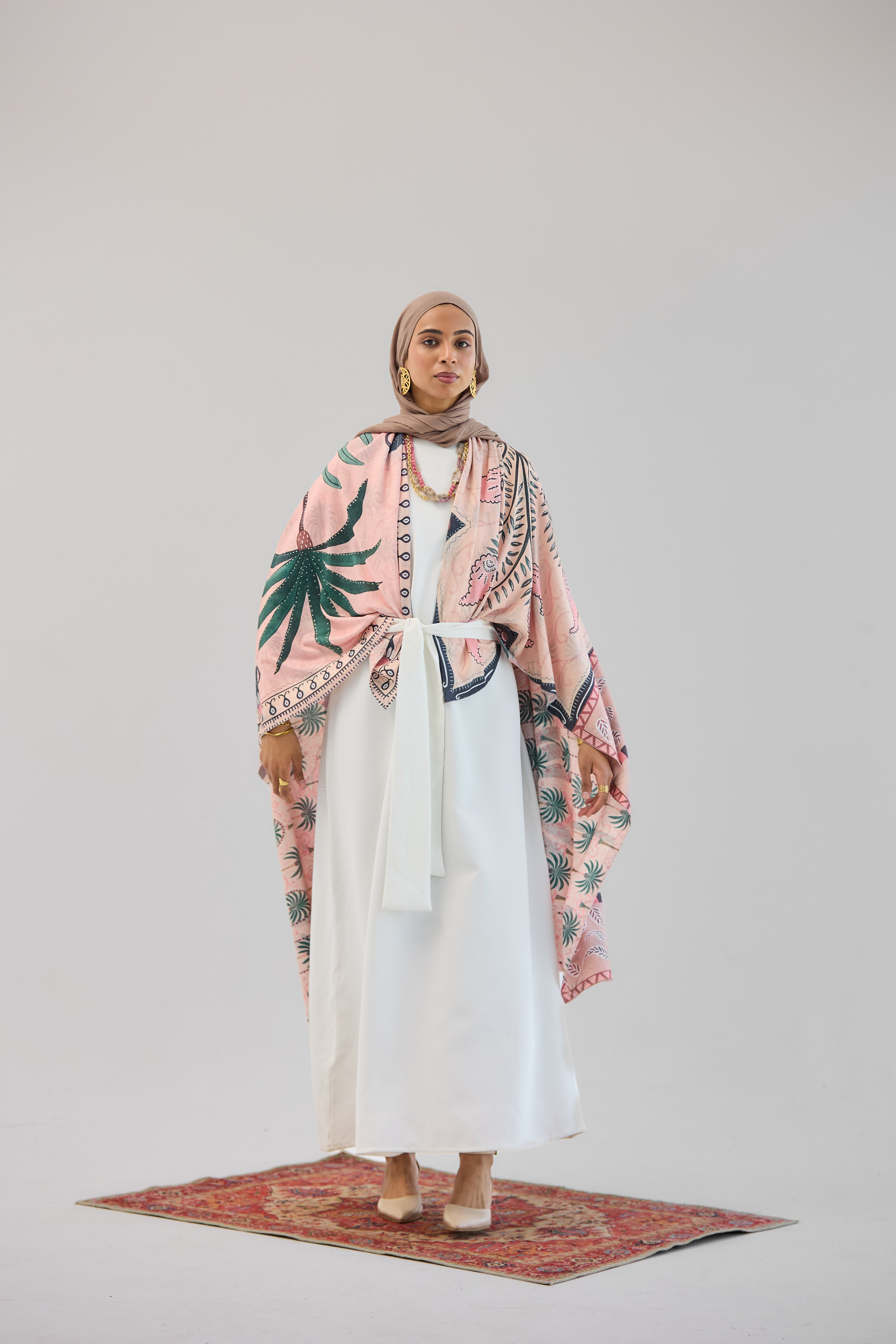 Palm Rose Shawl - AB ESSENTIALS
