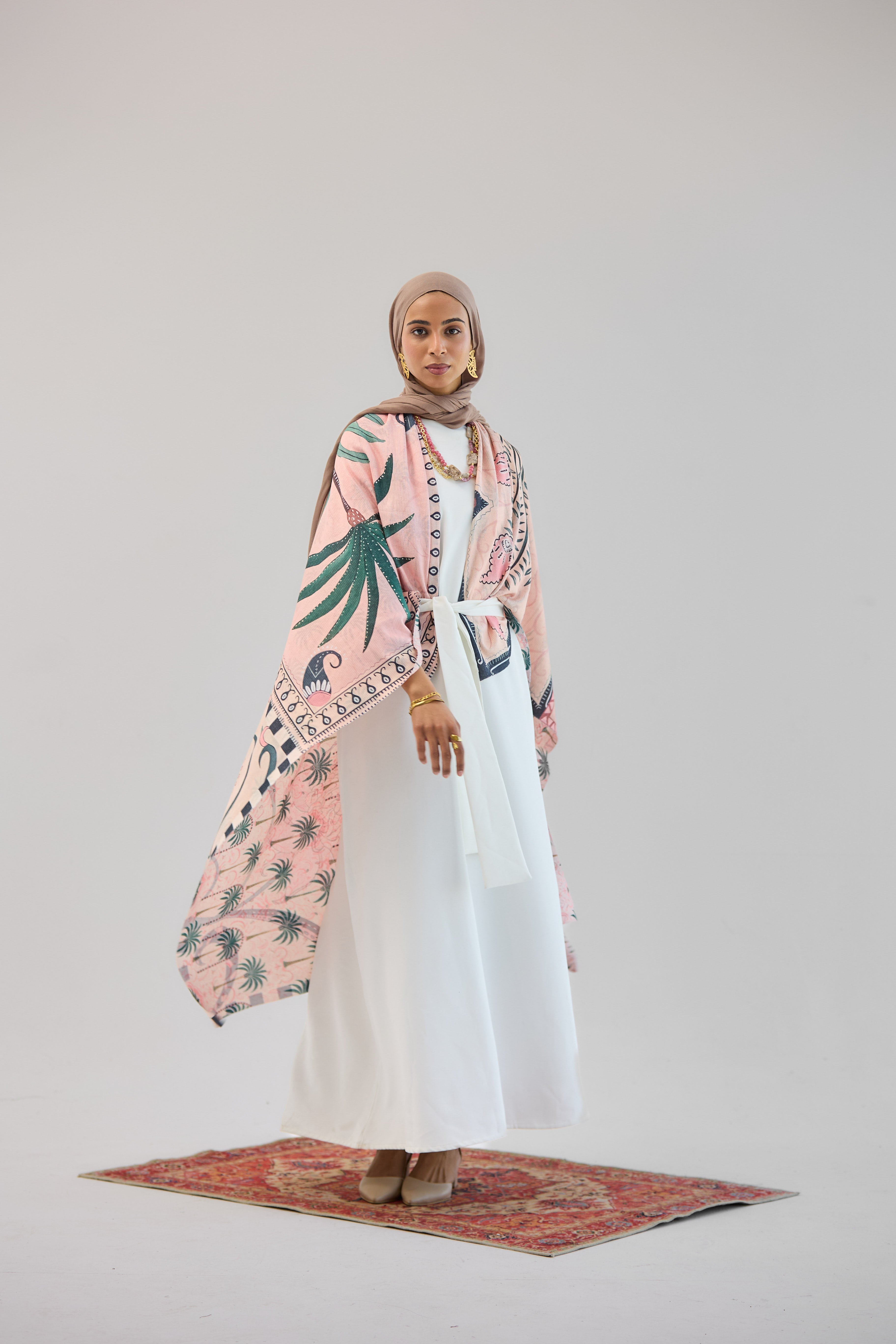 Palm Rose Shawl - AB ESSENTIALS
