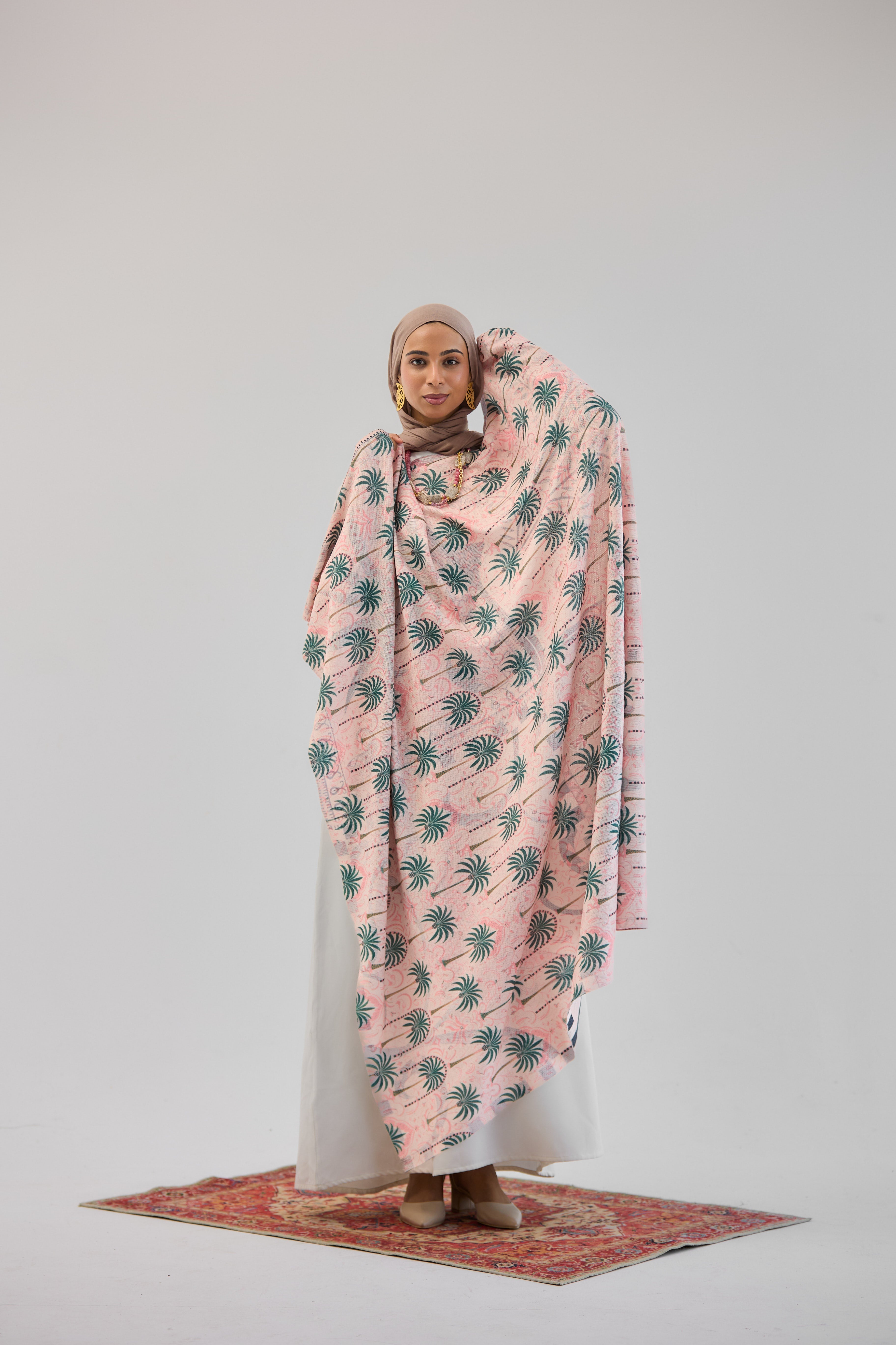 Palm Rose Shawl - AB ESSENTIALS