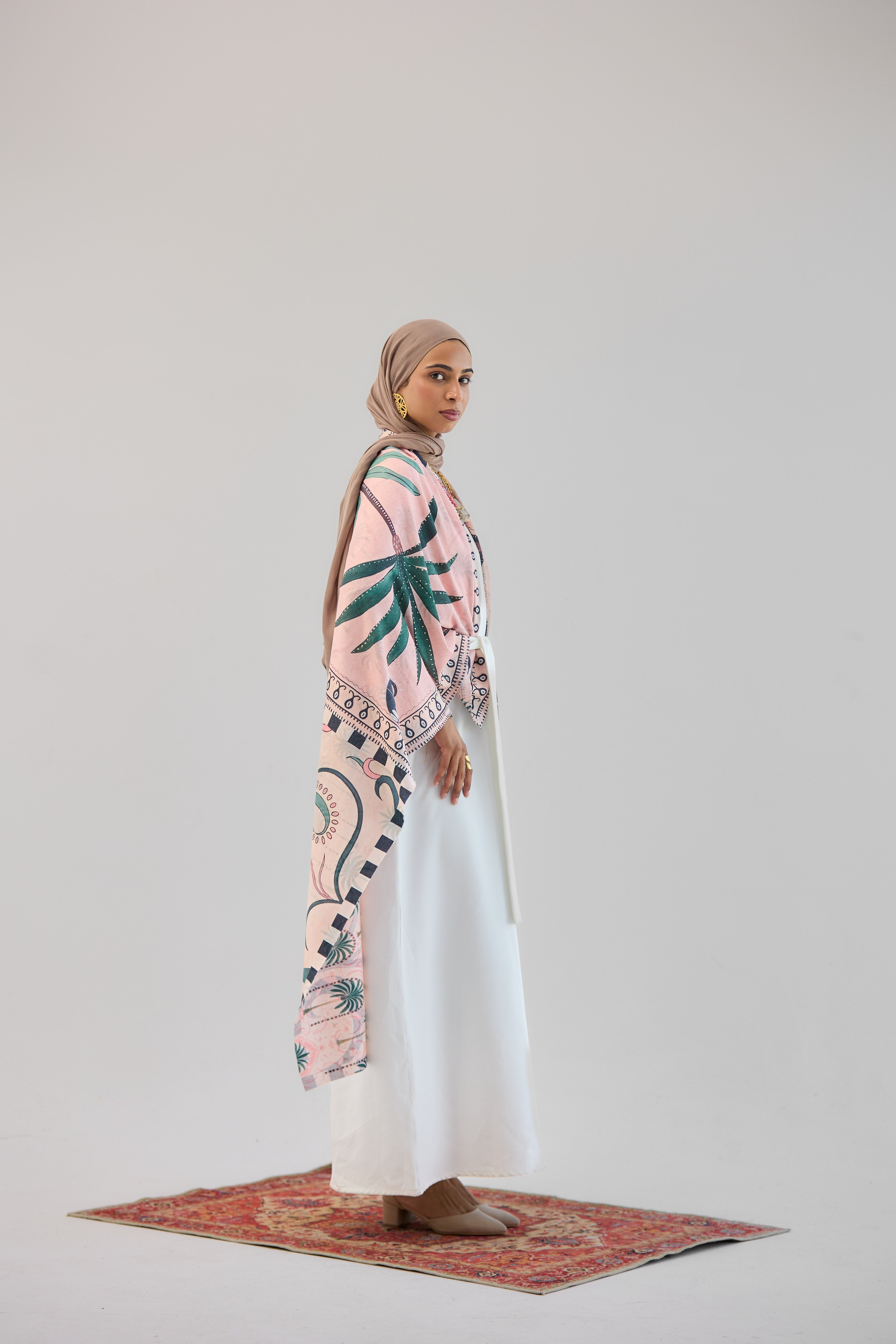 Palm Rose Shawl - AB ESSENTIALS