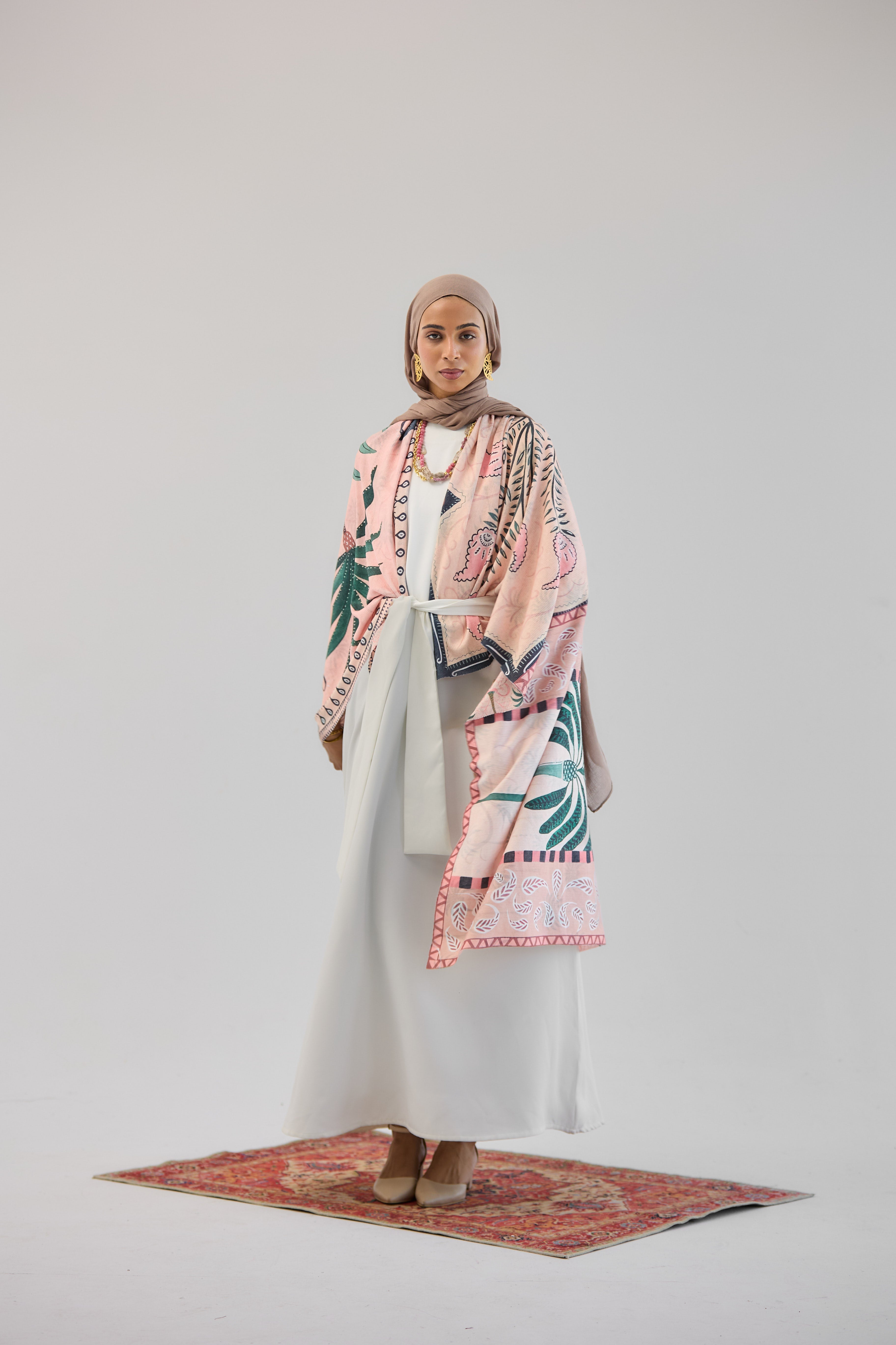 Palm Rose Shawl - AB ESSENTIALS