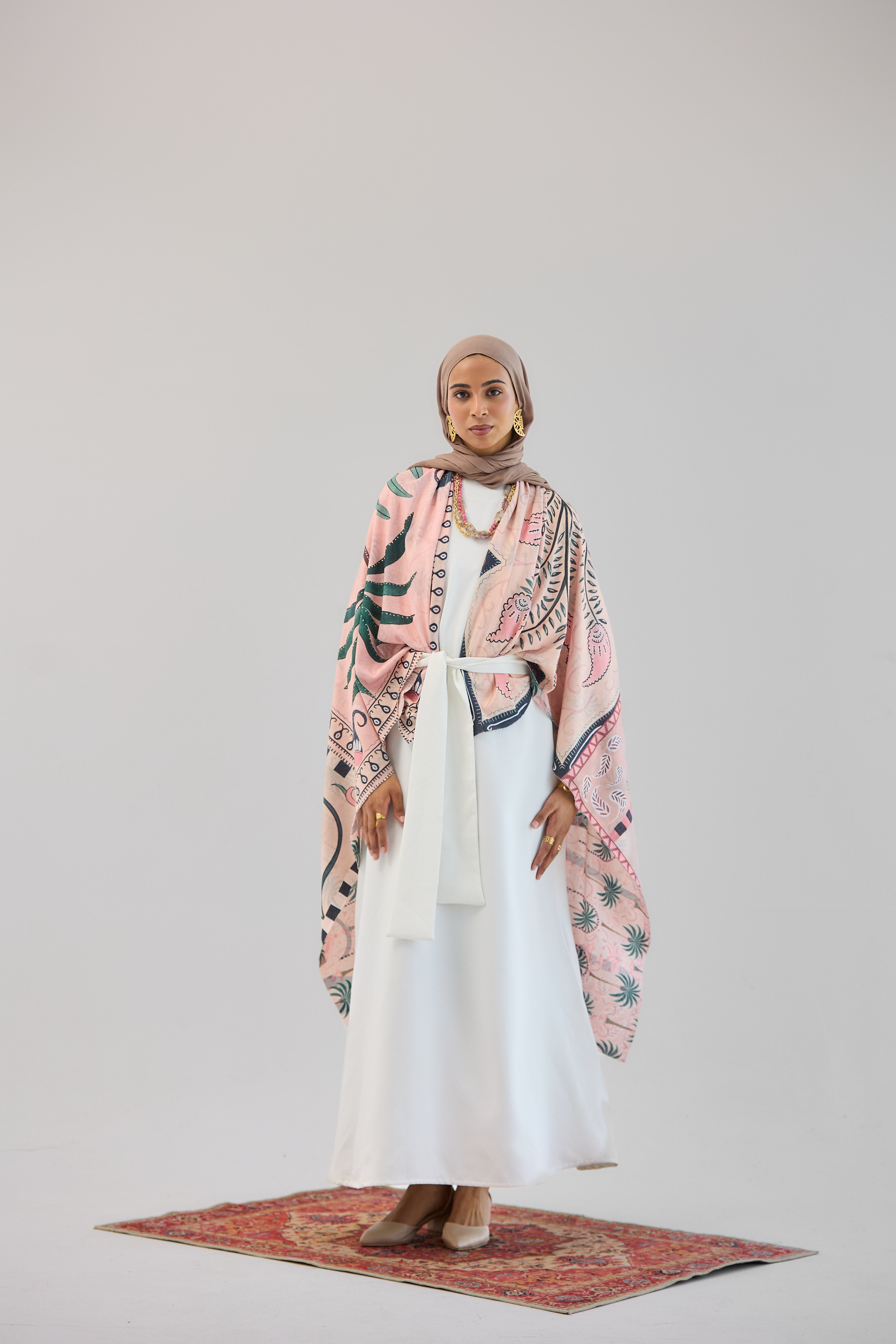 Palm Rose Shawl - AB ESSENTIALS