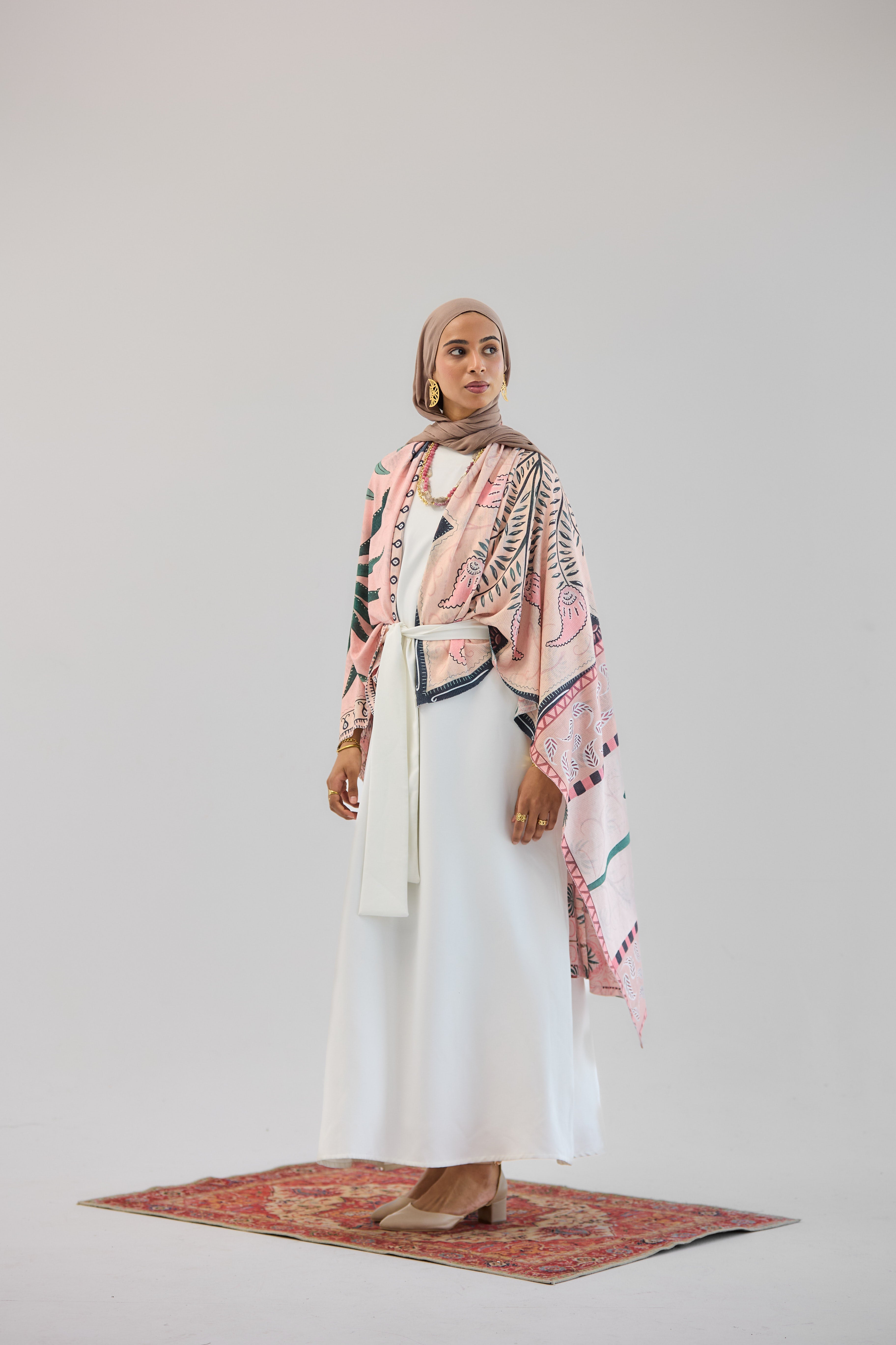 Palm Rose Shawl - AB ESSENTIALS