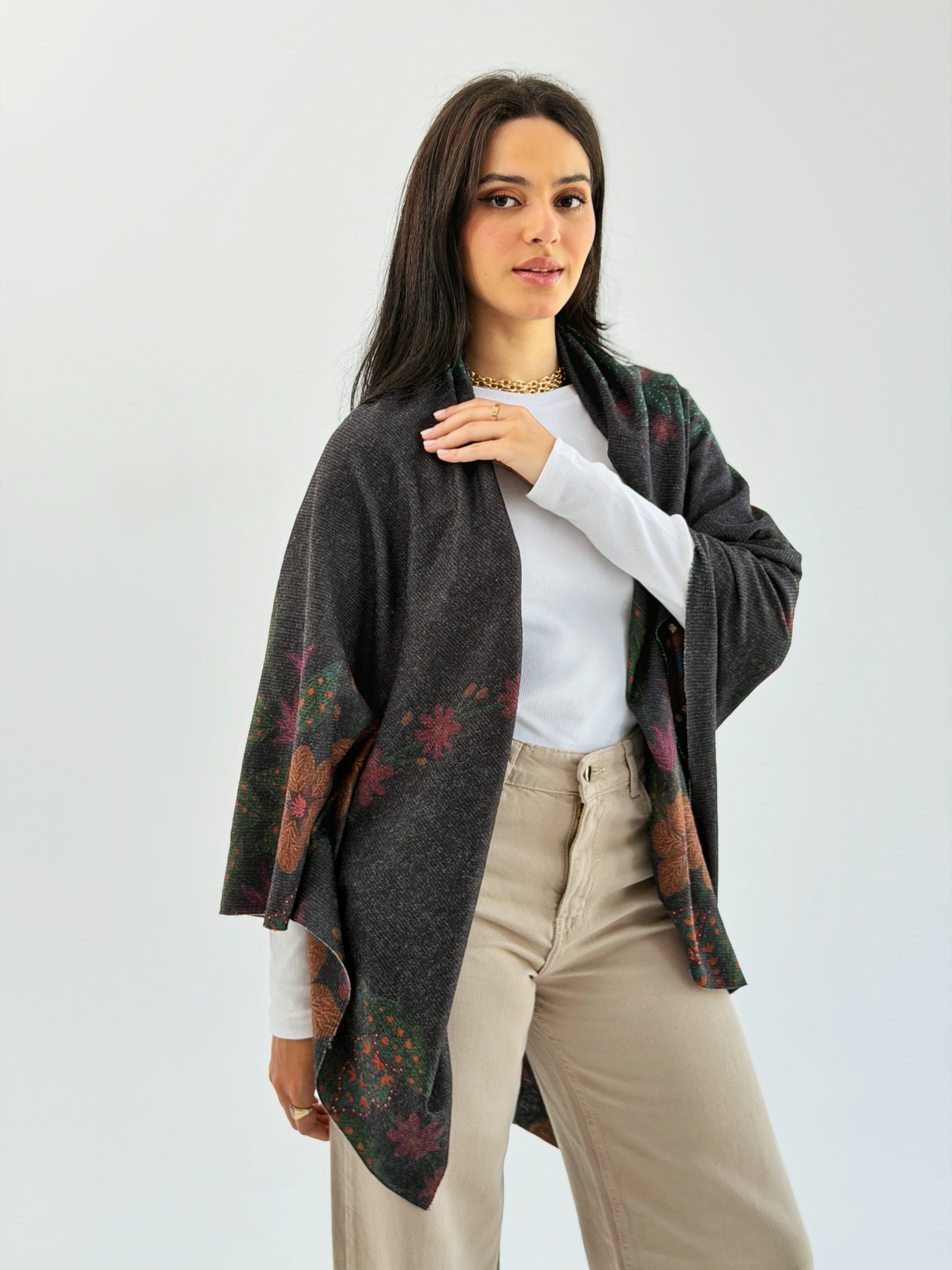 Parrot Wool Shawl - AB ESSENTIALS