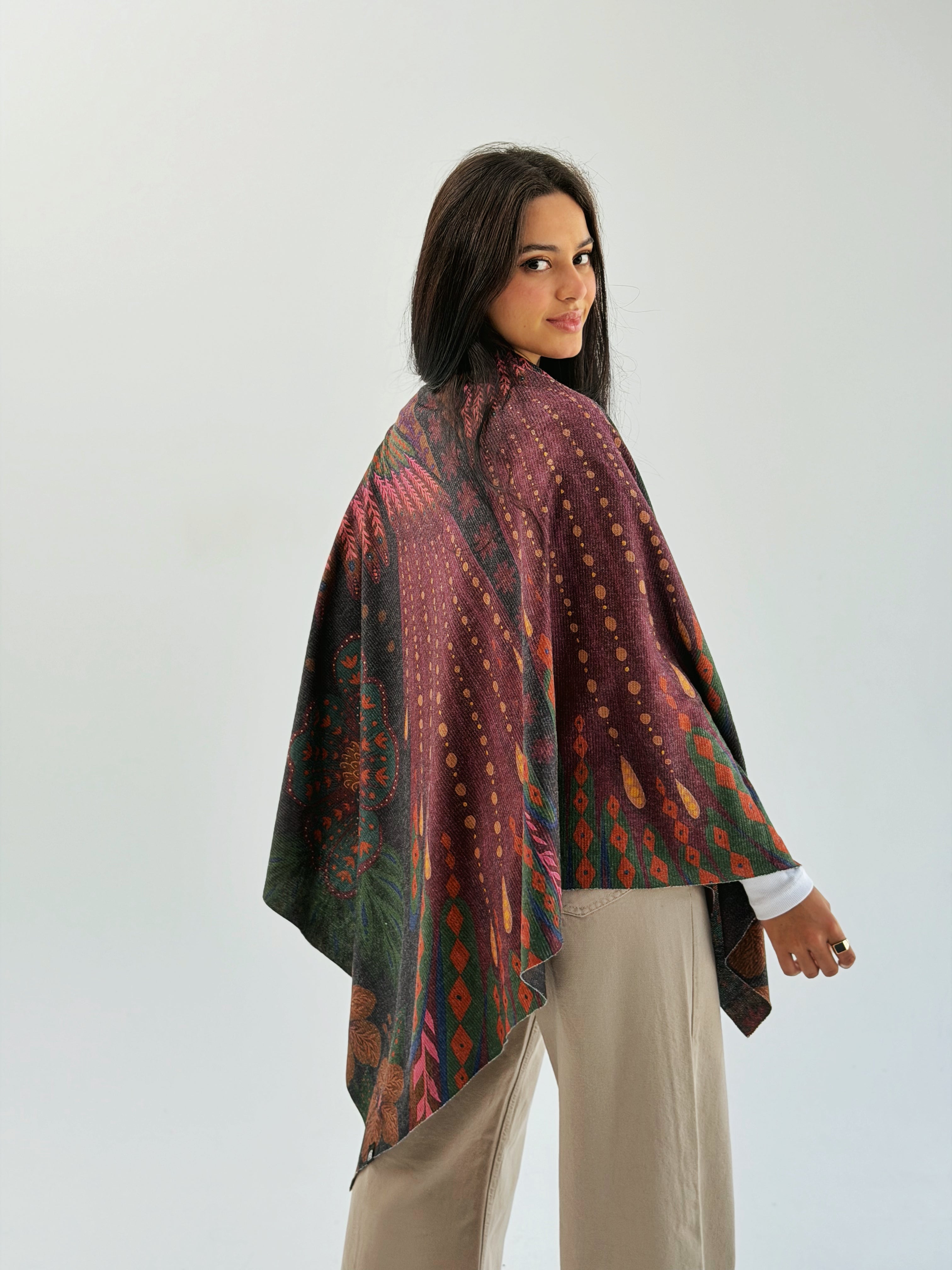 Parrot Wool Shawl - AB ESSENTIALS