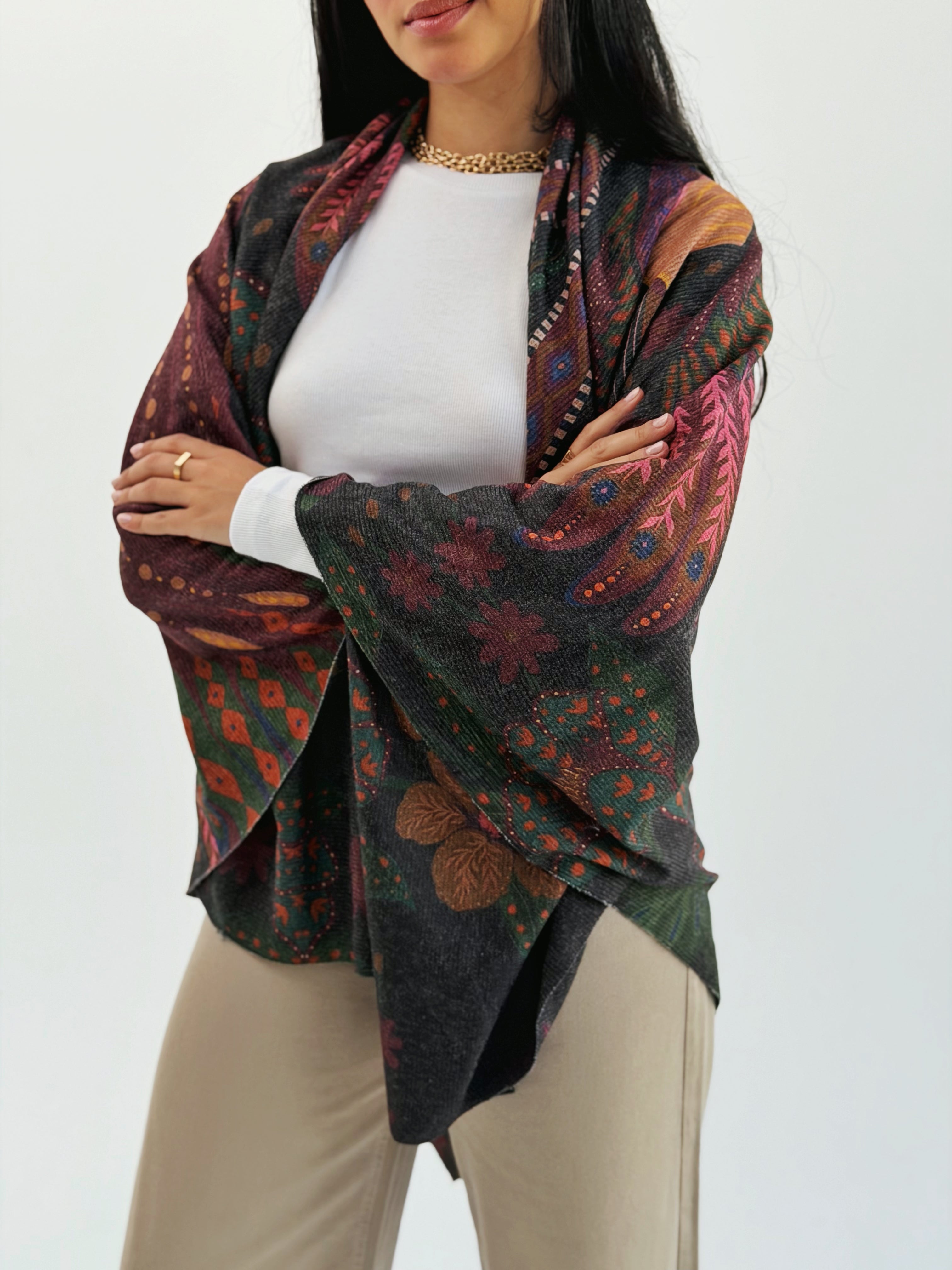 Parrot Wool Shawl - AB ESSENTIALS