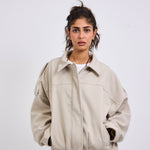 Power Jacket Beige - AB ESSENTIALS