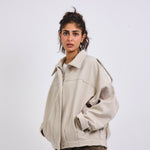 Power Jacket Beige - AB ESSENTIALS