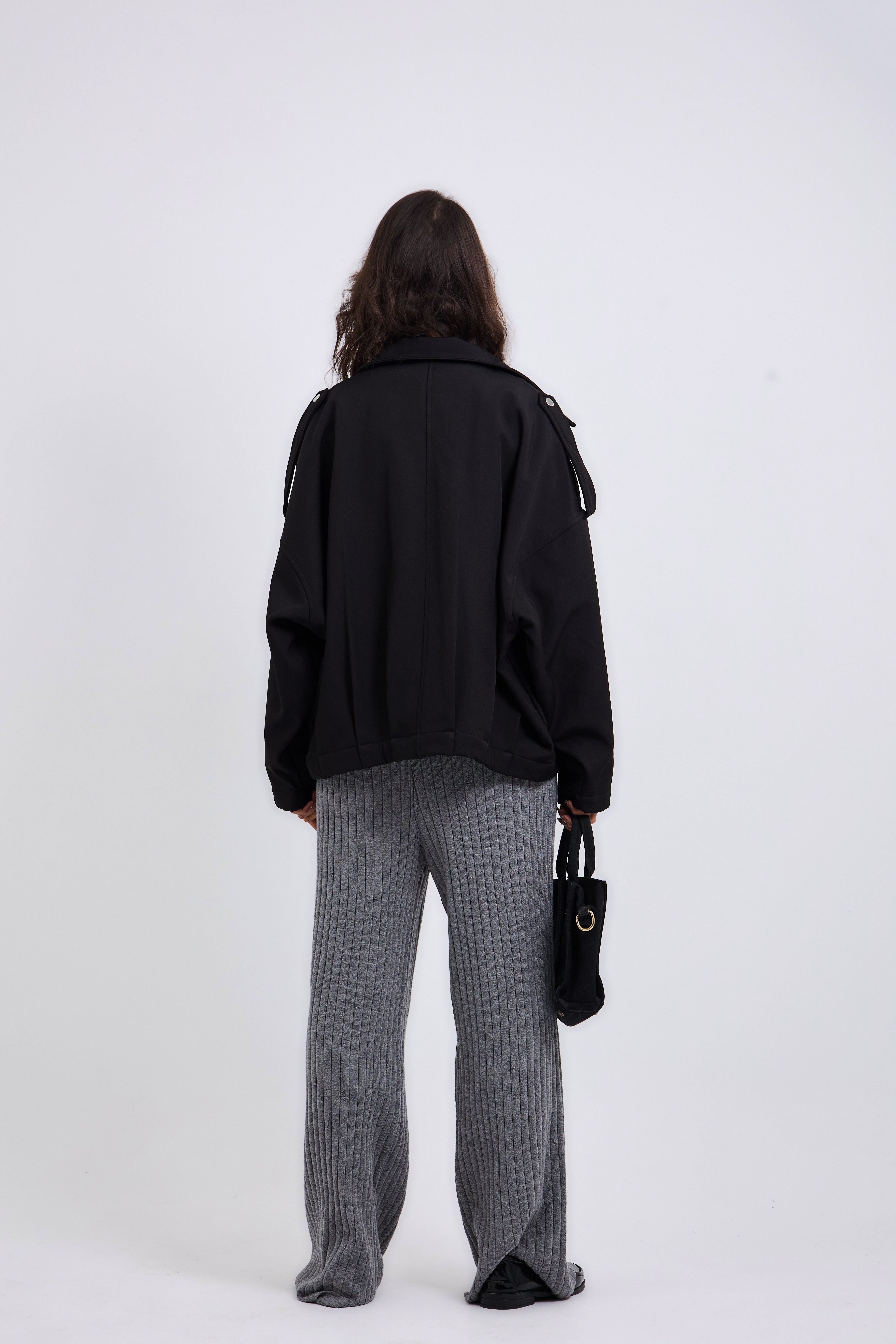 Power Jacket Black - AB ESSENTIALS