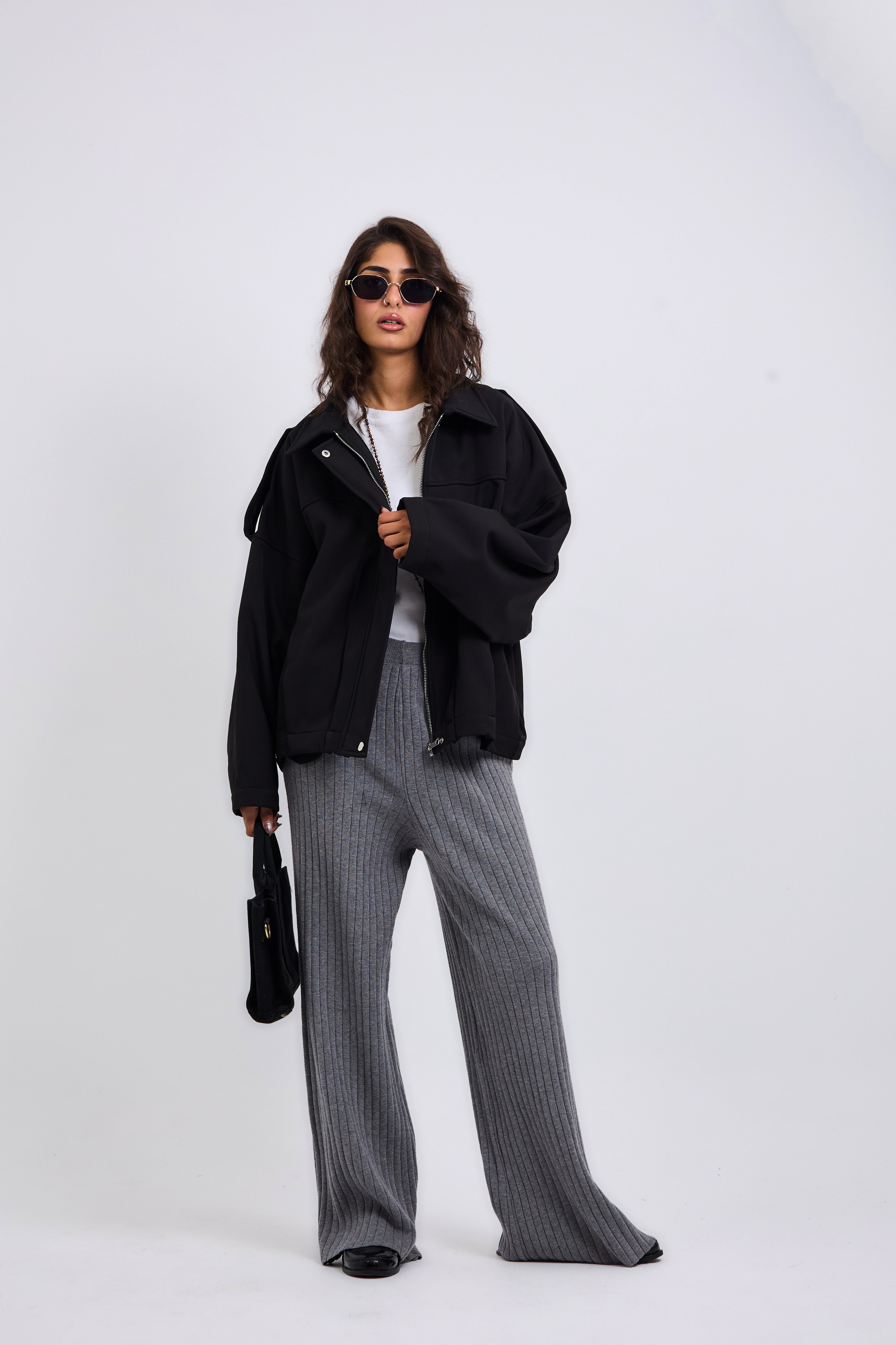 Power Jacket Black - AB ESSENTIALS