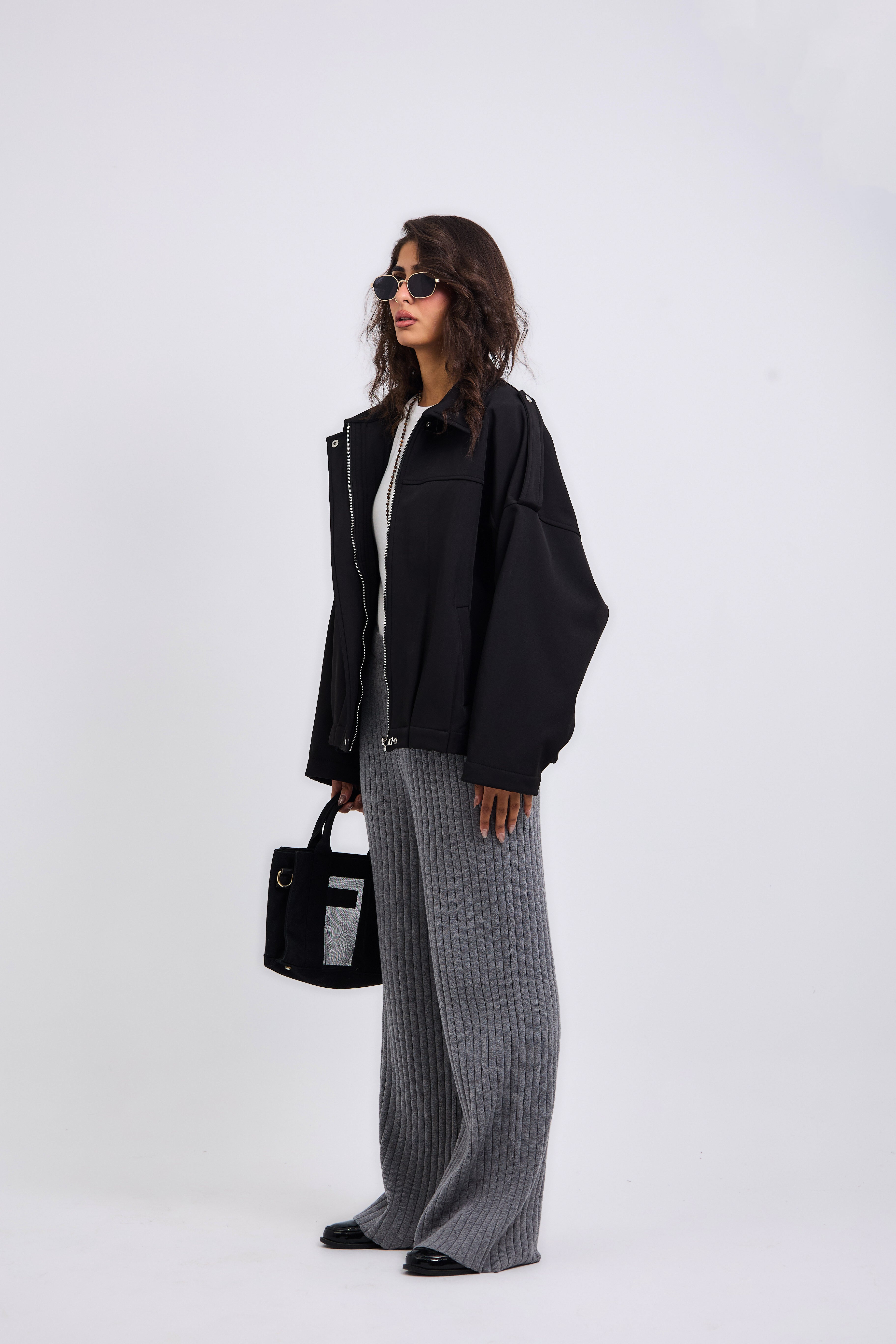 Power Jacket Black - AB ESSENTIALS