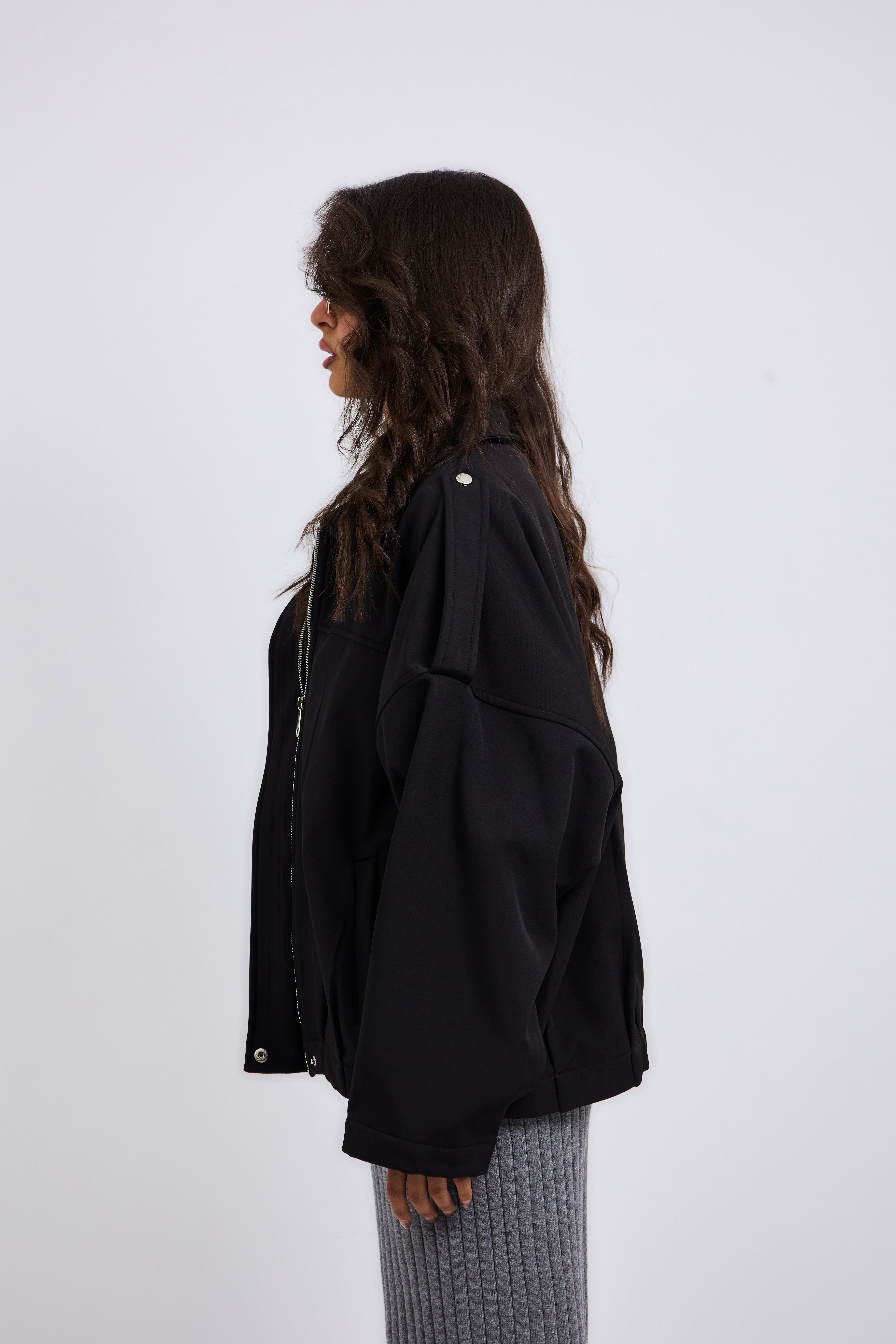 Power Jacket Black - AB ESSENTIALS