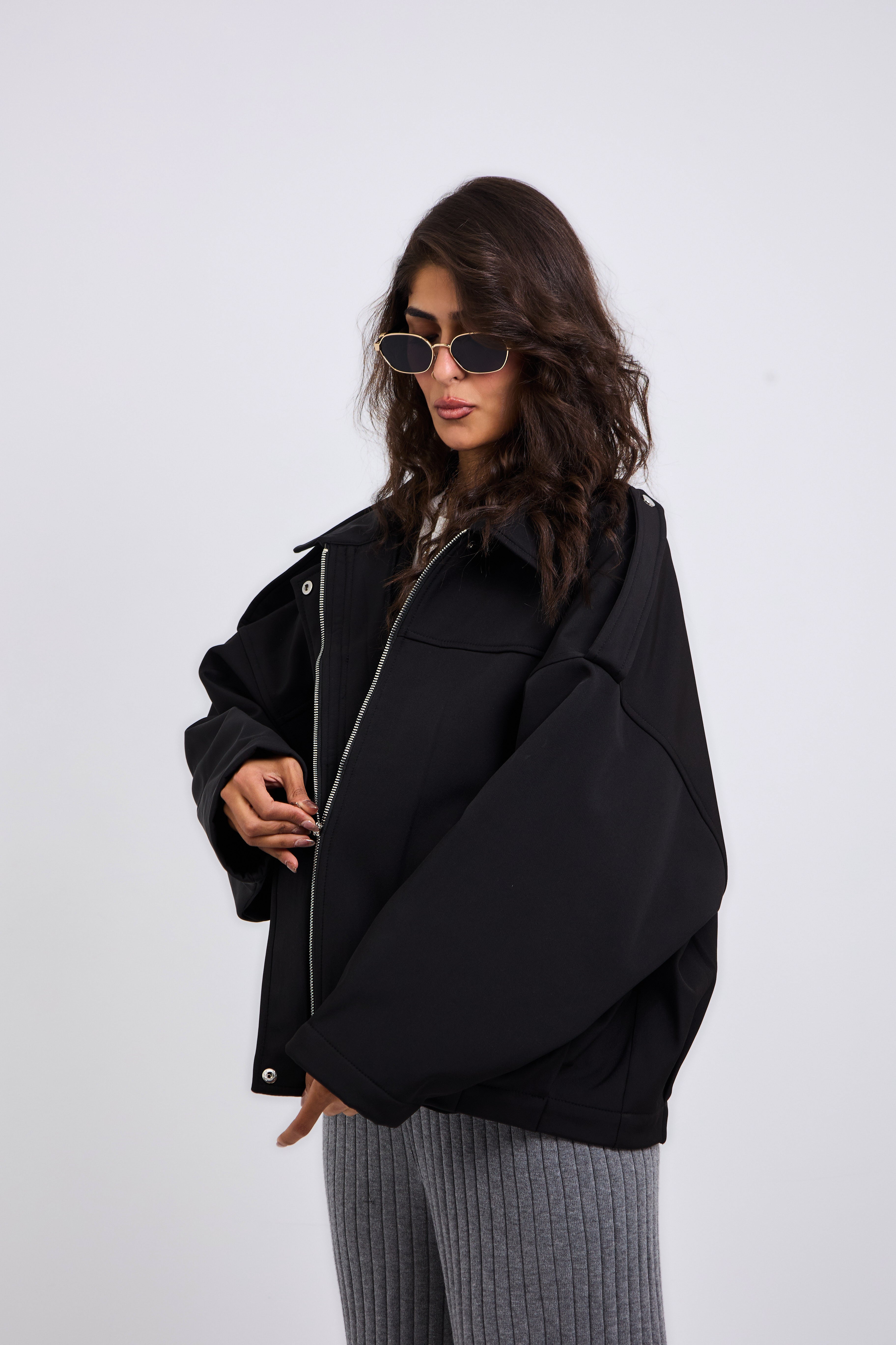 Power Jacket Black - AB ESSENTIALS