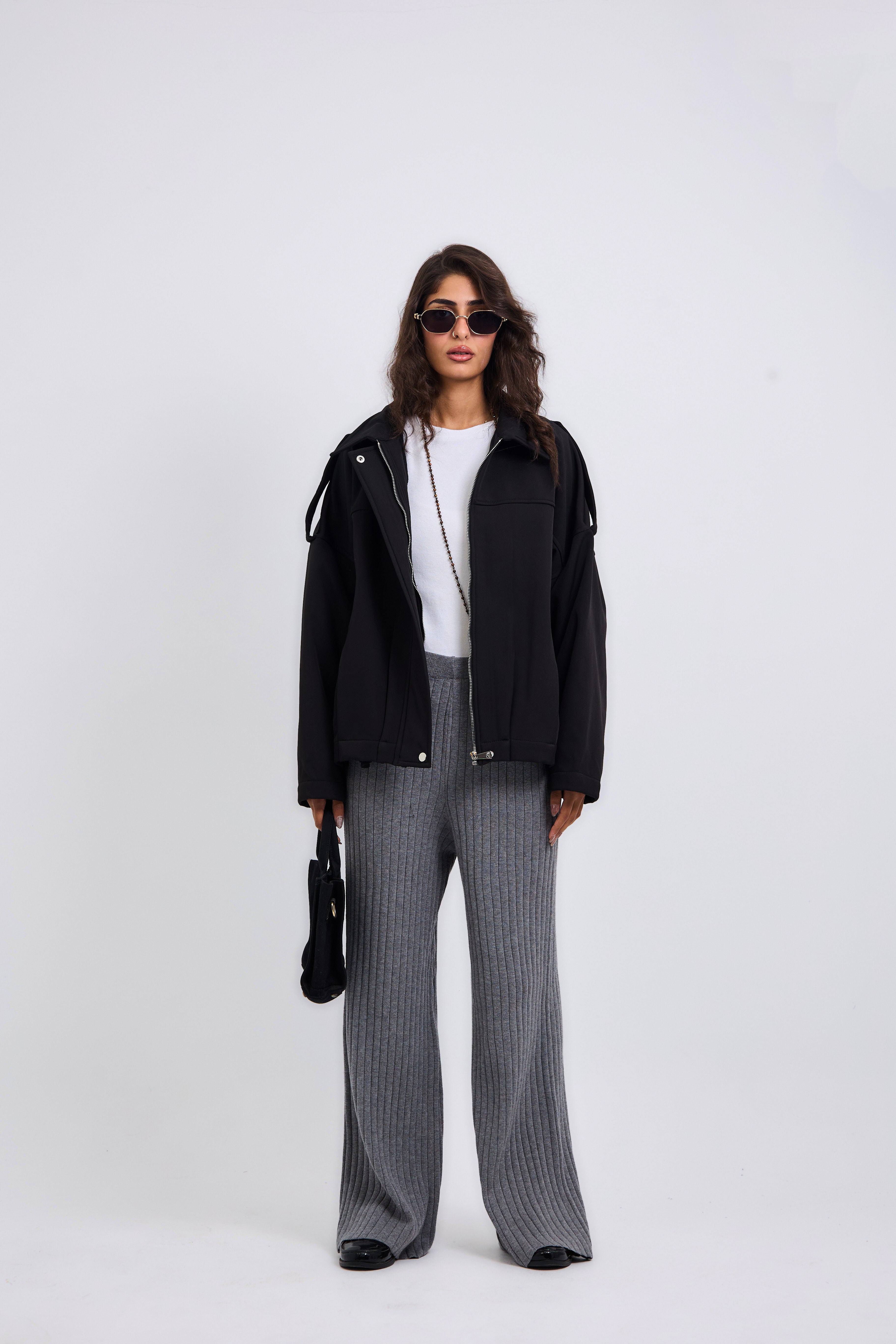 Power Jacket Black - AB ESSENTIALS