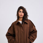 Power Jacket Brown - AB ESSENTIALS