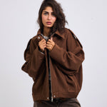 Power Jacket Brown - AB ESSENTIALS
