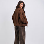 Power Jacket Brown - AB ESSENTIALS