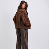 Power Jacket Brown - AB ESSENTIALS