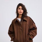 Power Jacket Brown - AB ESSENTIALS