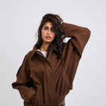 Power Jacket Brown - AB ESSENTIALS