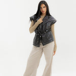 Pulse Vest Brown - AB ESSENTIALS