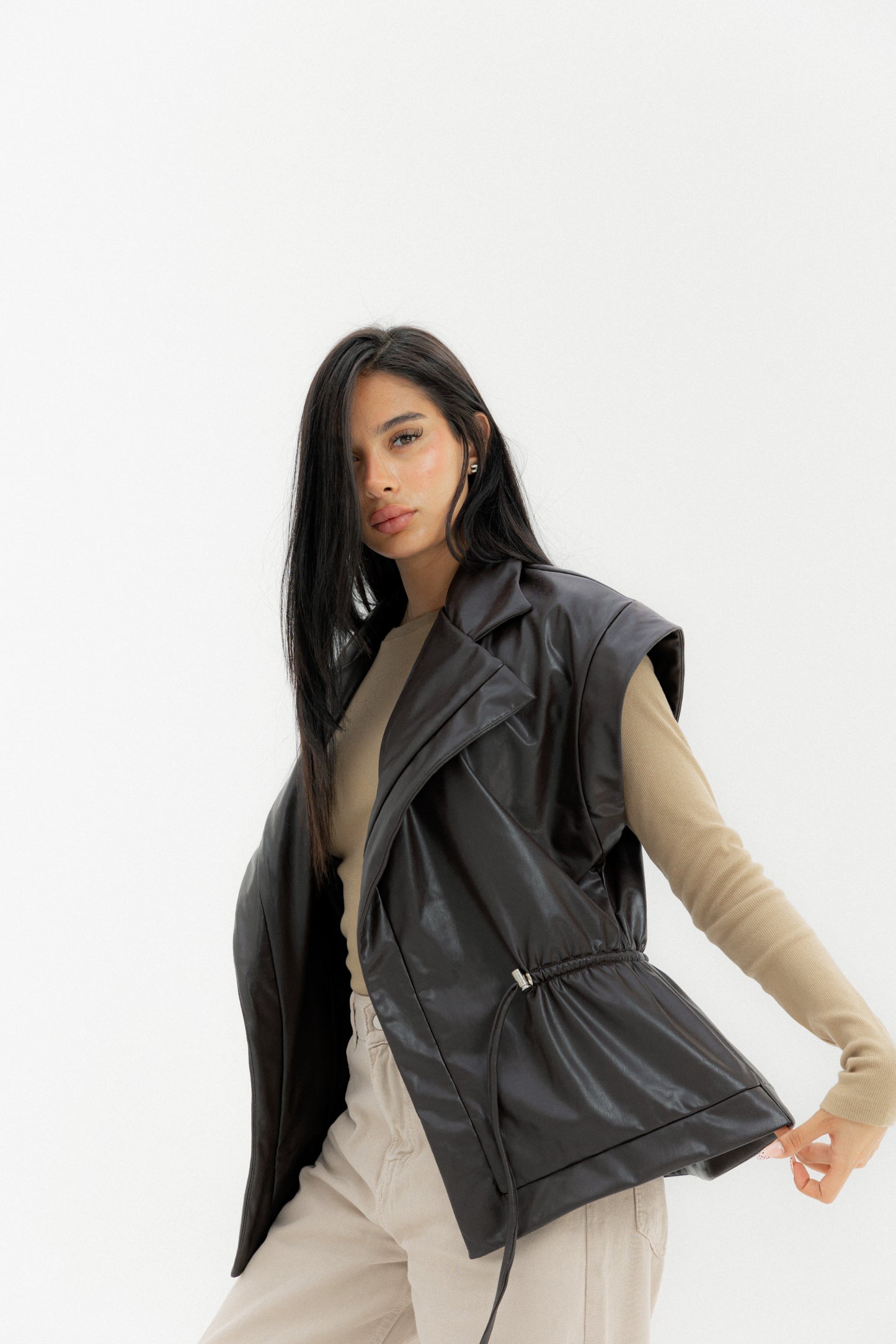 Pulse Vest Brown - AB ESSENTIALS