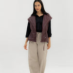 Pulse Vest Burgundy - AB ESSENTIALS