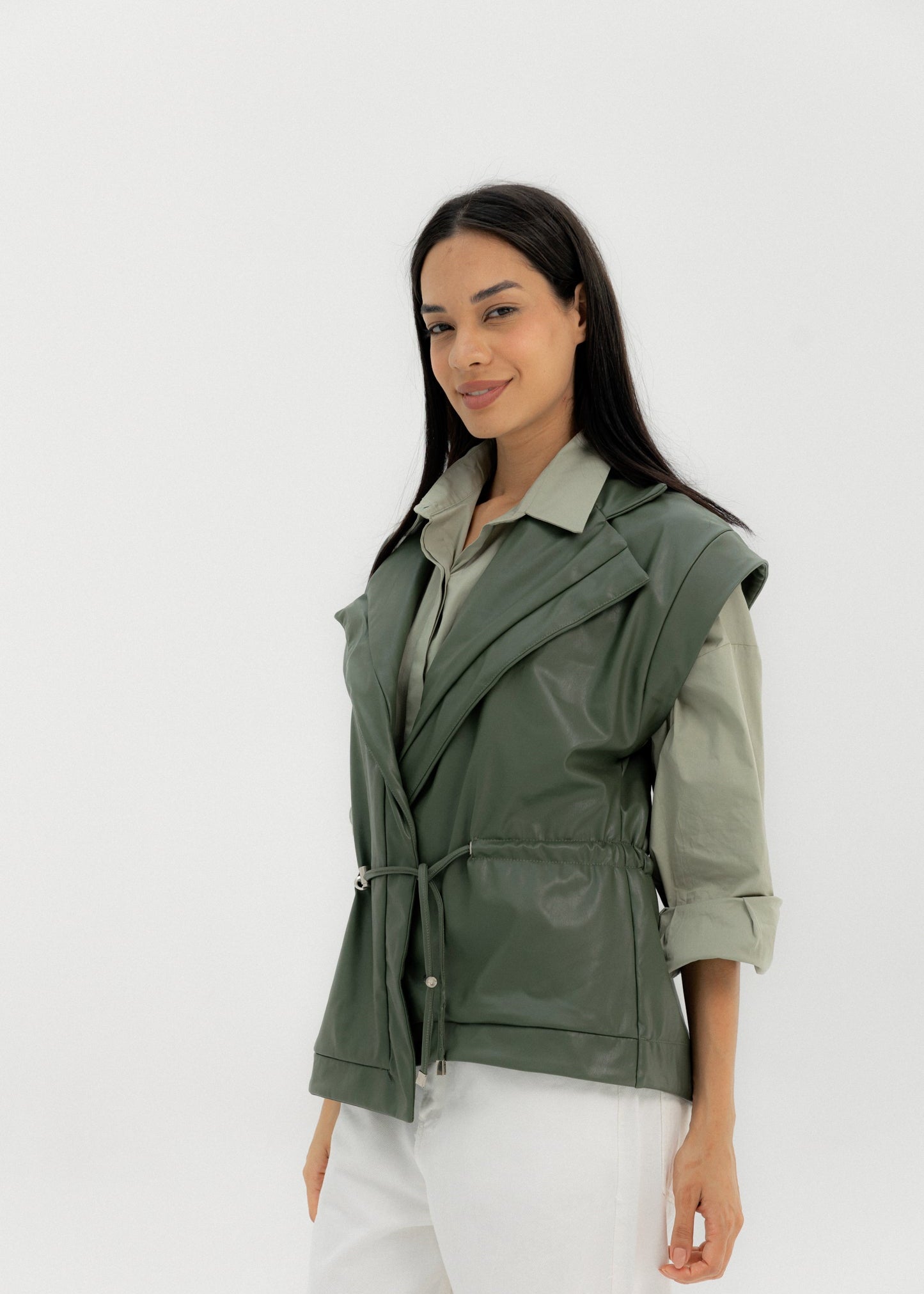 Pulse Vest Olive - AB ESSENTIALS