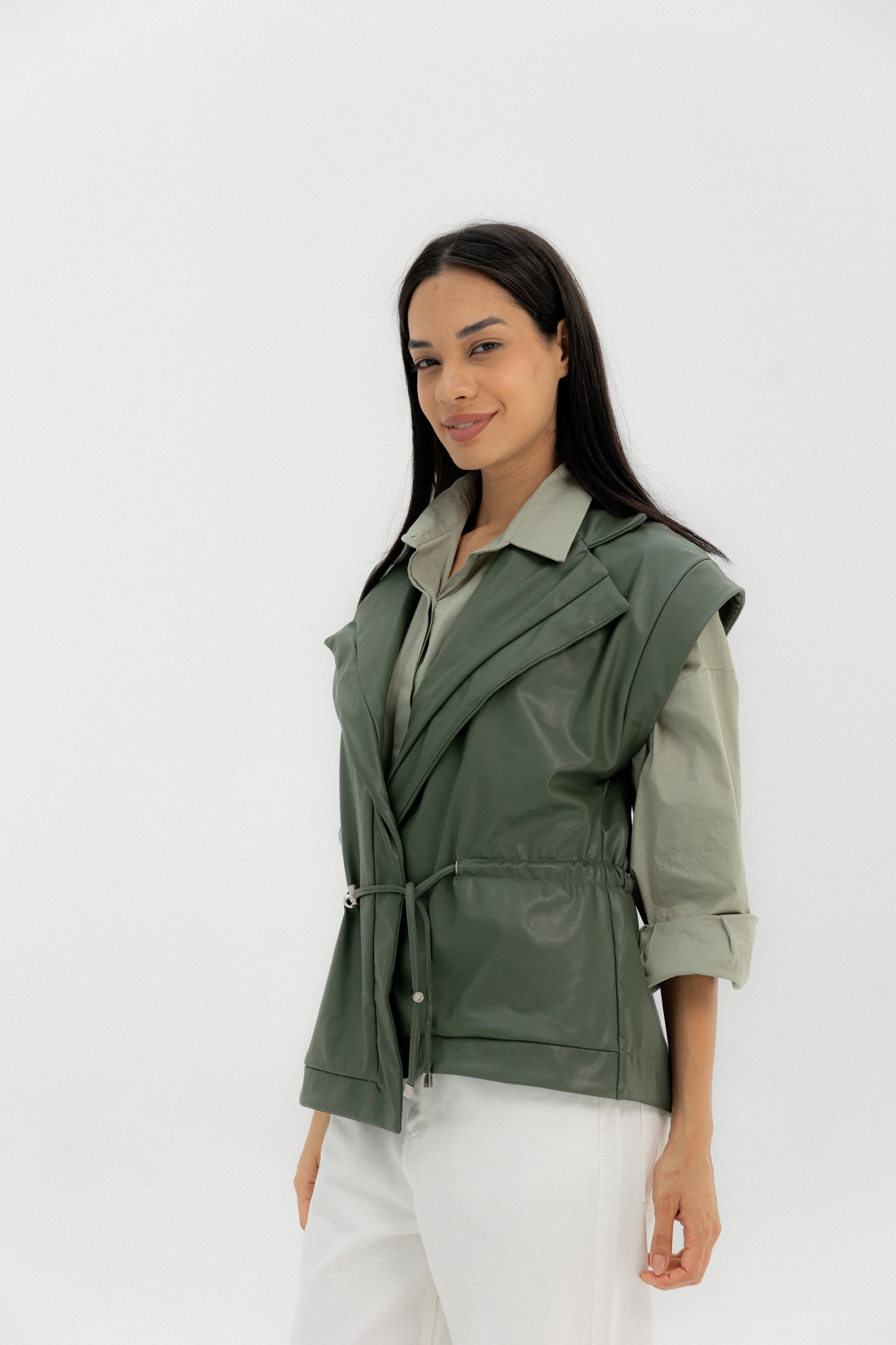 Pulse Vest Olive - AB ESSENTIALS