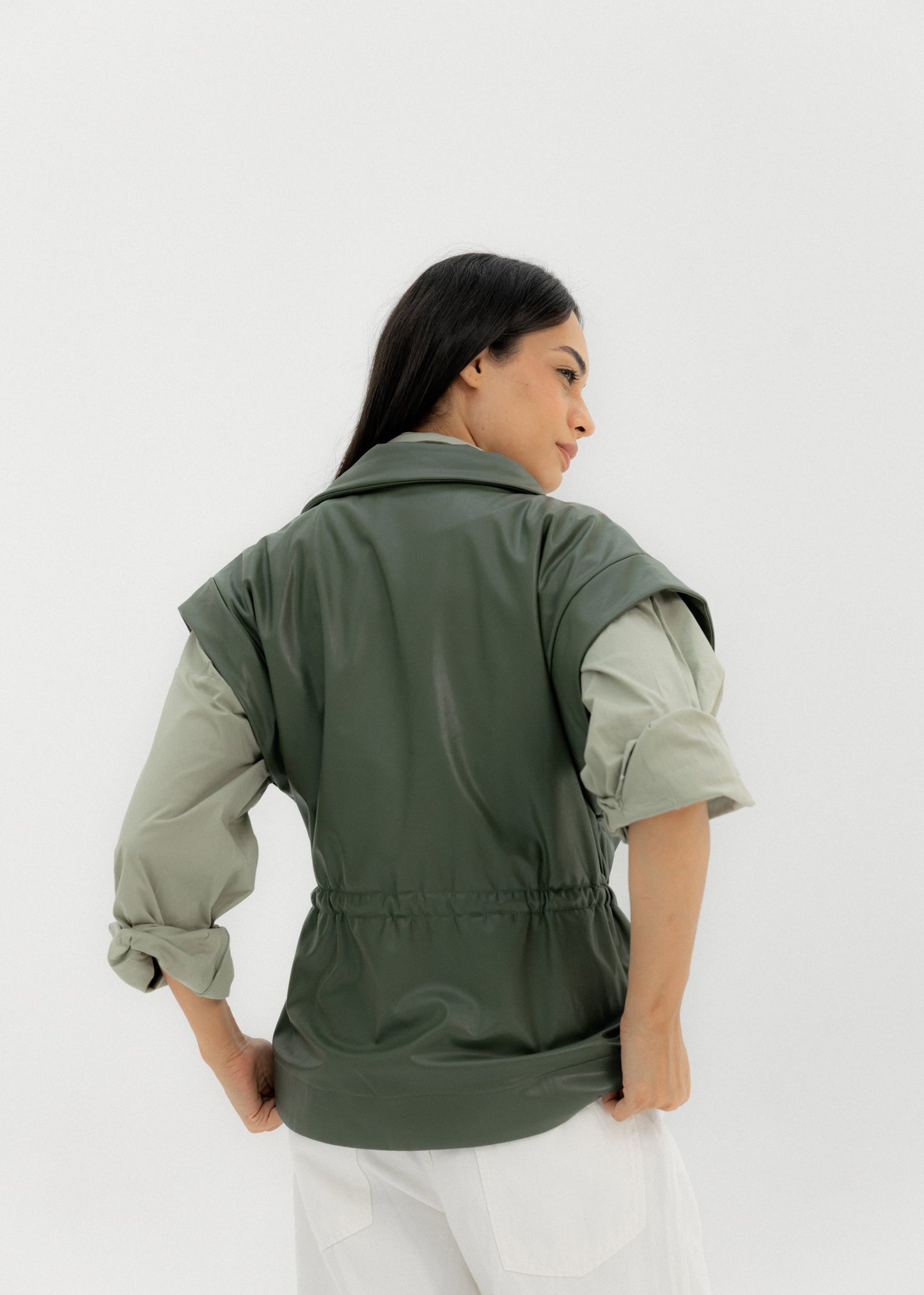 Pulse Vest Olive - AB ESSENTIALS