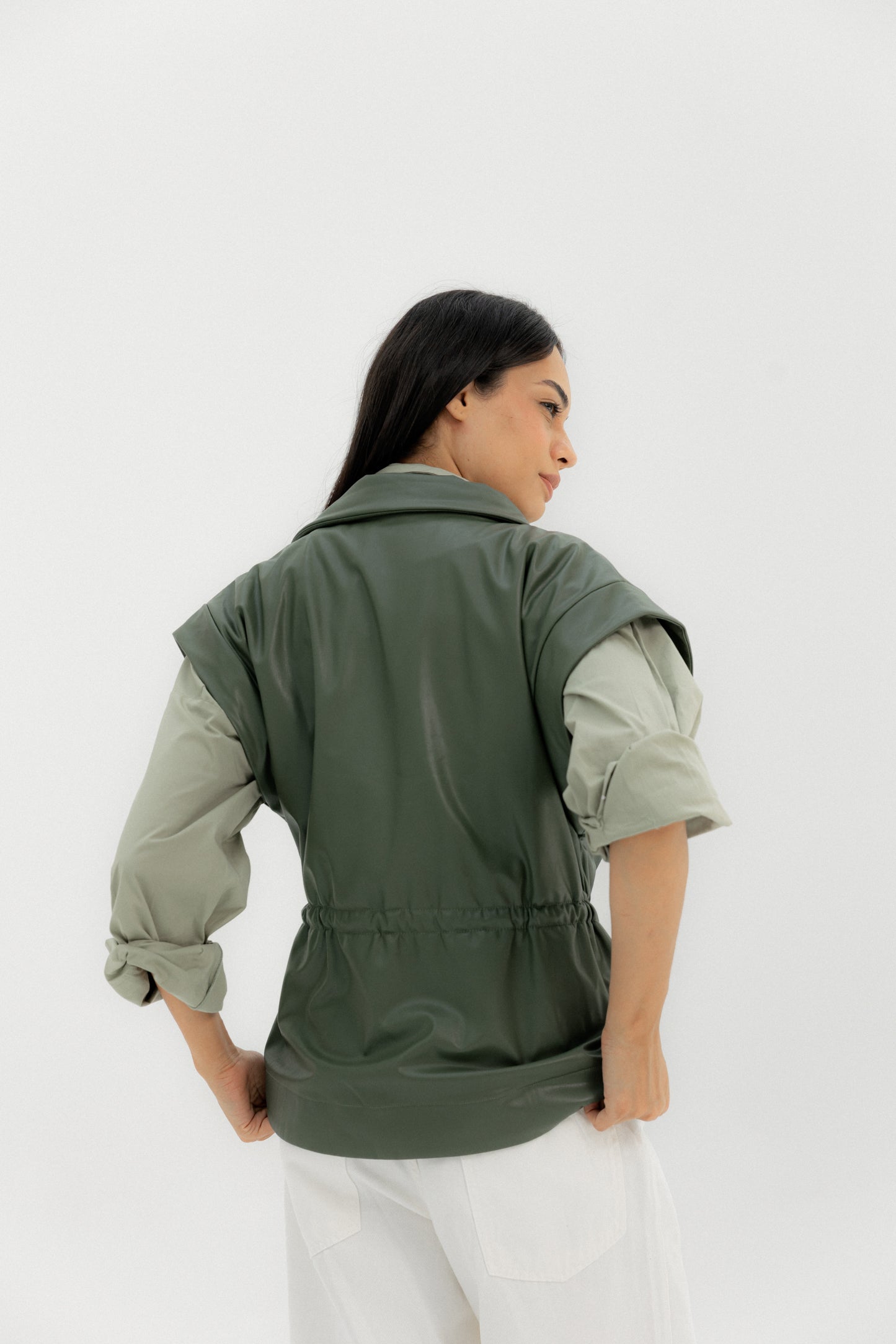 Pulse Vest Olive - AB ESSENTIALS