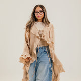 Ruffled Cardigan Cafe - AB ESSENTIALS