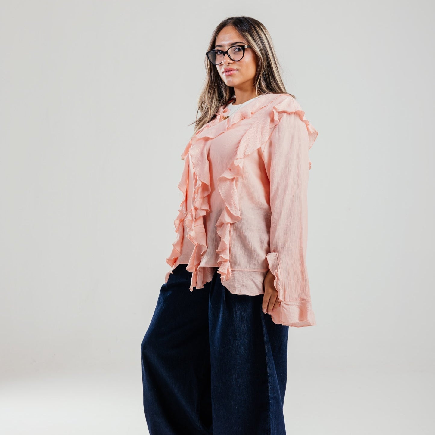 Ruffled Top Rose - AB ESSENTIALS
