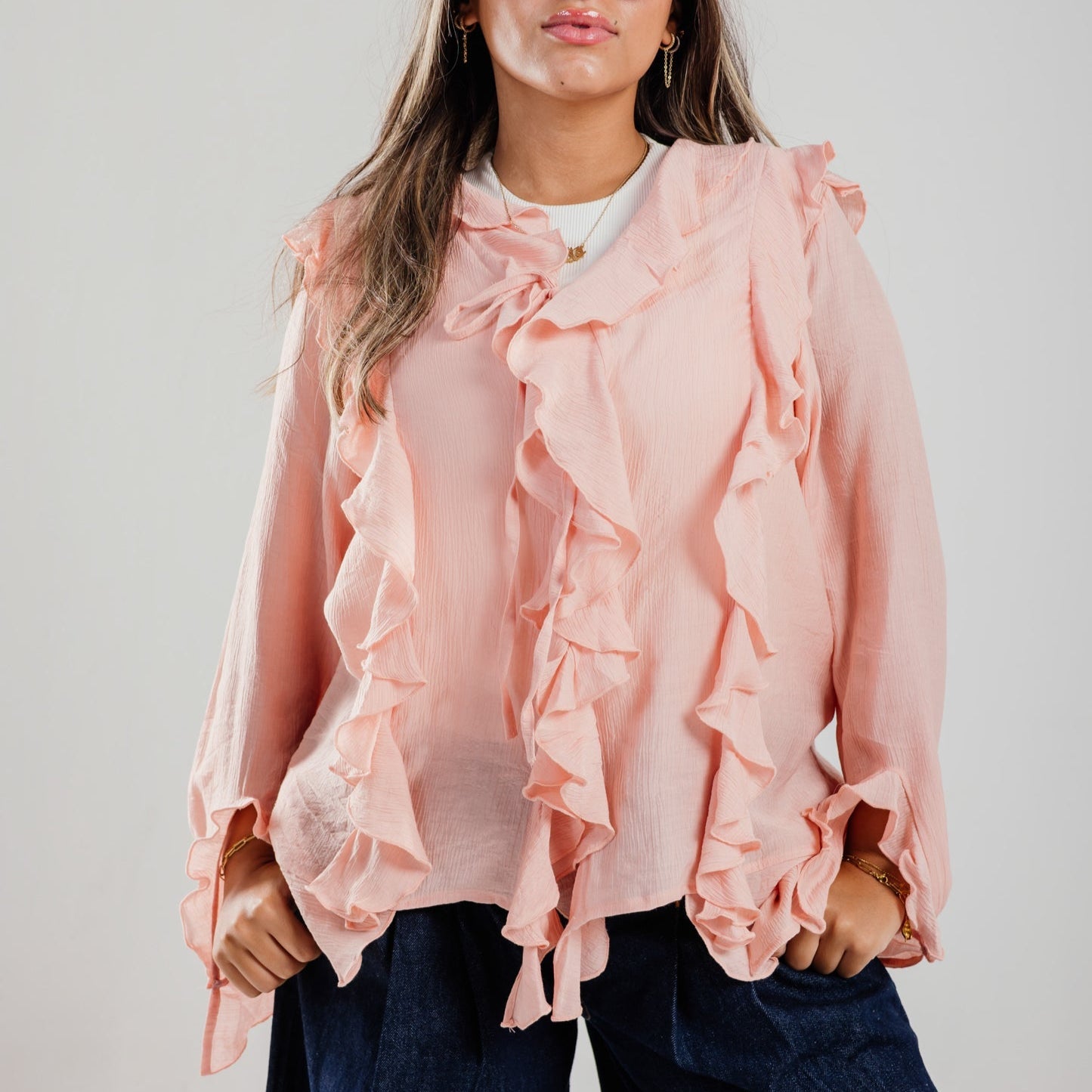Ruffled Top Rose - AB ESSENTIALS