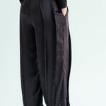 Satin Glow Pants Black - AB ESSENTIALS