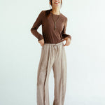 Satin Glow Pants Gold - AB ESSENTIALS