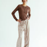 Satin Glow Pants Gold - AB ESSENTIALS