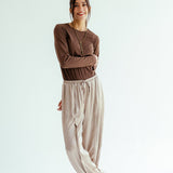 Satin Glow Pants Gold - AB ESSENTIALS