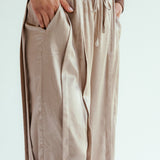 Satin Glow Pants Gold - AB ESSENTIALS