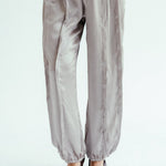 Satin Glow Pants Silver - AB ESSENTIALS