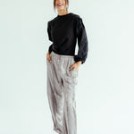 Satin Glow Pants Silver - AB ESSENTIALS