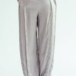 Satin Glow Pants Silver - AB ESSENTIALS