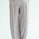 Satin Glow Pants Silver - AB ESSENTIALS