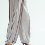 Satin Glow Pants Silver - AB ESSENTIALS