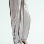 Satin Glow Pants Silver - AB ESSENTIALS