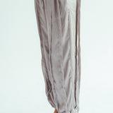 Satin Glow Pants Silver - AB ESSENTIALS