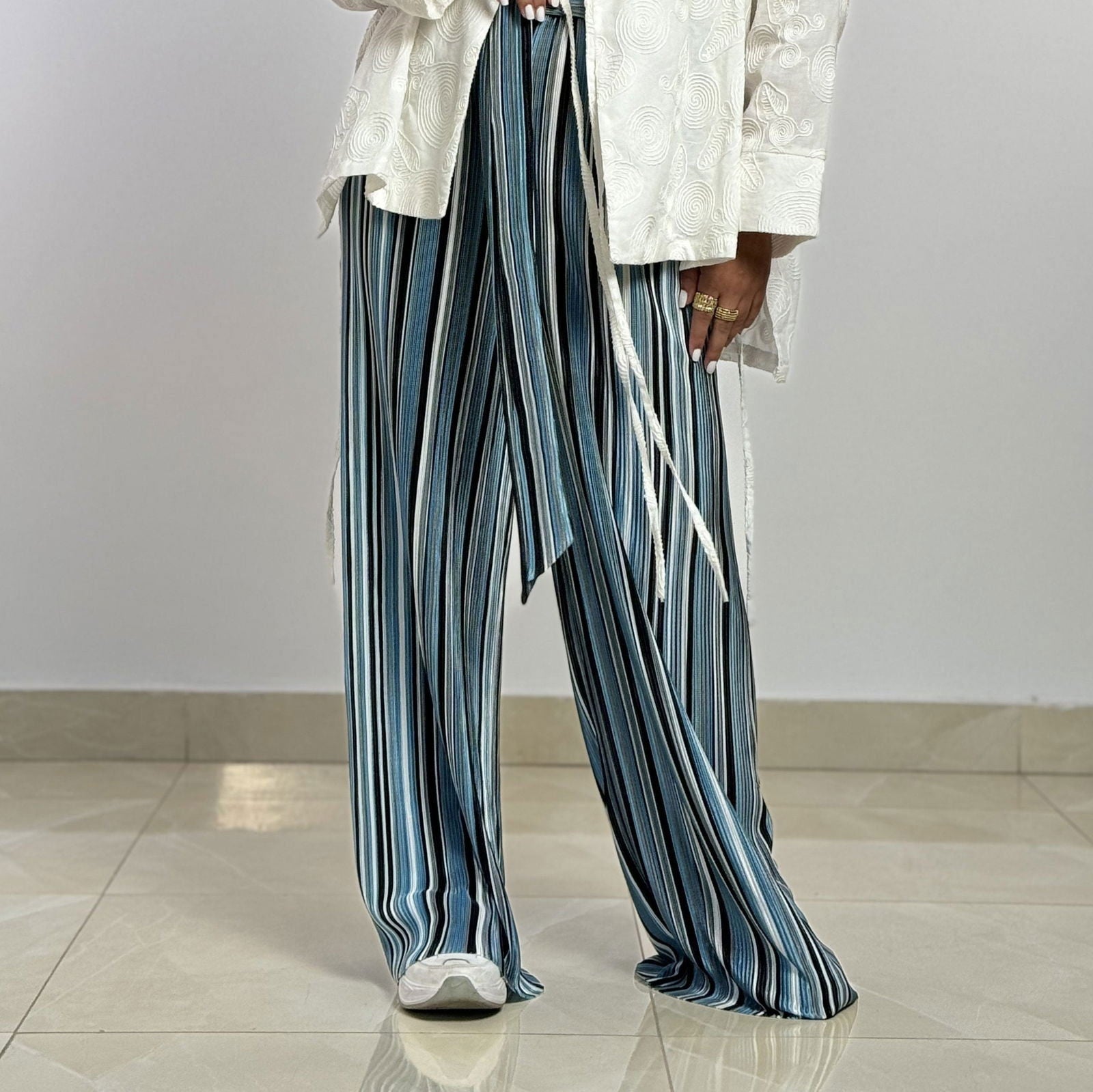 Sea Side Pants Bluish - AB ESSENTIALS